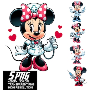 Minnie mouse nurse - Etsy 日本