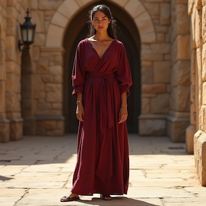 Medieval Green Renaissance Gown | Viking-Inspired Long Sleeve Dress | Historical Cosplay Costume | Renaissance Festival Attire