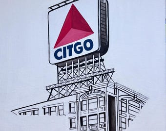 Boston Citgo Sign Art