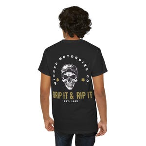 Motorcycle Dad Gifts Unisex Heavy Cotton Tee - Fathers Day Shirt, Gift for Motorbikers, Grandpa Motorcycle, Father&#39;s Day Gift Idea