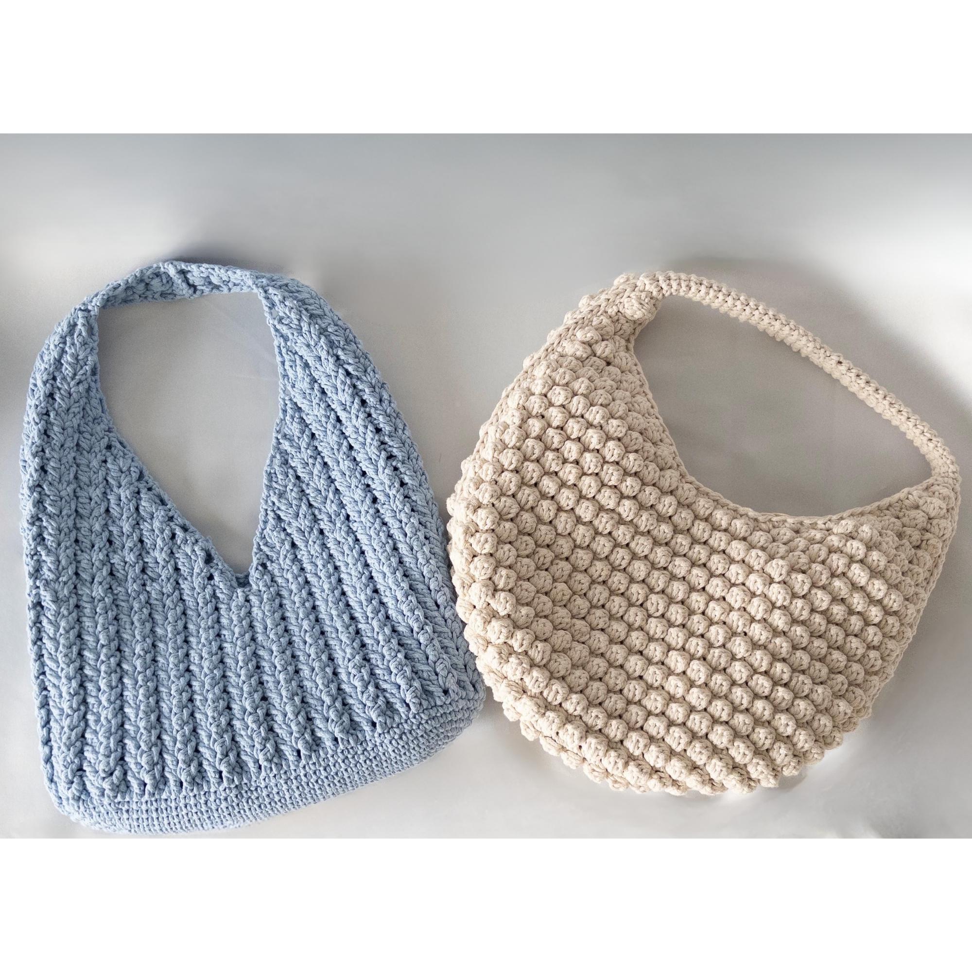 2-in-1 Crochet Macrame Bag Pattern – Hobo & Bobble Bag (PDF Download ...