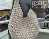 Bobble Stitch Crochet Bag Pattern – DIY Shoulder Handbag (PDF Pattern)