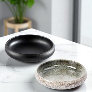 Porcelain Deep Plate, Ceramic Dish in Assorted Colors and Designs, Modern Decorative Plate, Stylish Serving Dish for Home