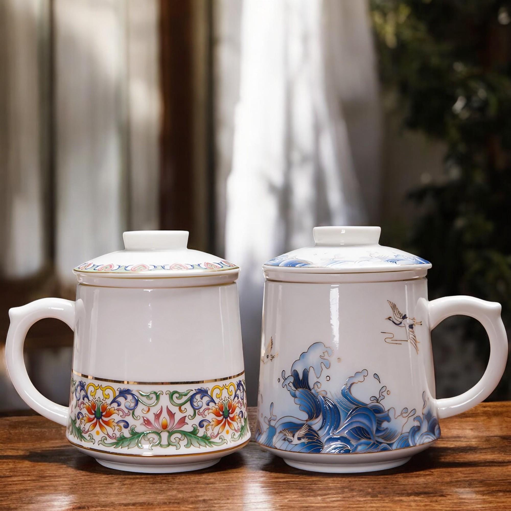 Chinese Tea Cup Set-Handmade Potable Clay Tea Cup,Ceamic