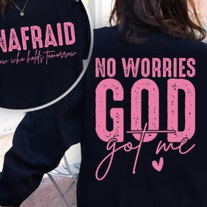 Unafraid God Got Me SVG: Christian Quote Design (Digital Download