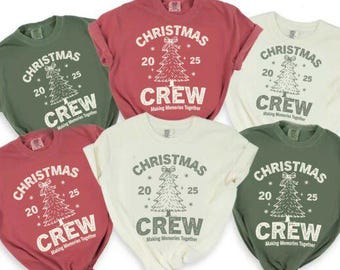 Christmas Crew SVG: Retro Family Matching Design (Digital Download)