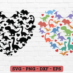 Dinosaur Heart Svg, Valentine Dinosaur SVG, Dinosaur SVG, Valentine&#39;s Day Shirts SVG, Valentine Gift, Kid&#39;s Shirt Svg, Cut File cricut