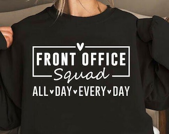Front Office Squad SVG Png: Team Office Digital Design