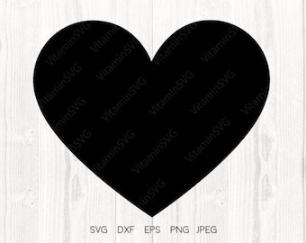 Love Heart SVG Bundle | Heart Shape SVG Cut Files | Romantic Clipart | Valentine’s Day SVG | Png Jpg Dxf Included