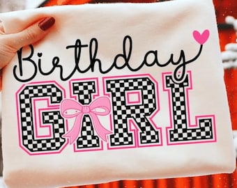 Birthday Coquette Birthday Girl SVG | PNG Cute Birthday Design