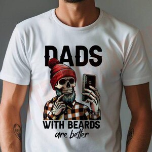 Dads With Beards PNG: Funny Dad Design (Digital Download)