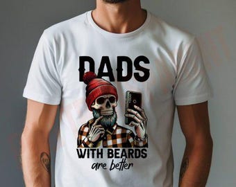 Dads With Beards PNG - Lustiges Dad Design (Digitaler Download)