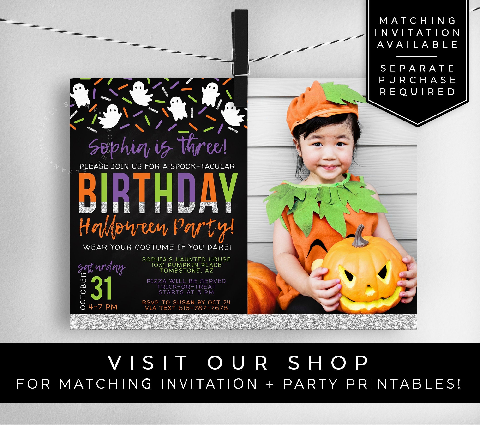 Halloween Food Tent Cards Printable Halloween Party Decor | Etsy