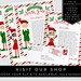 CUSTOMIZABLE Elf Cookie Card Printable, Elf Return Gift Mini Cookies ...
