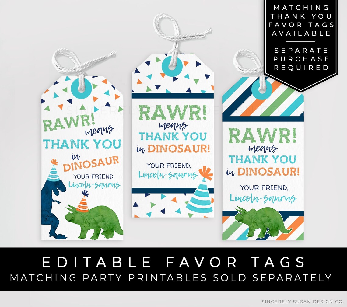 Printable Dinosaur Water Bottle Labels Personalized Dino - Etsy