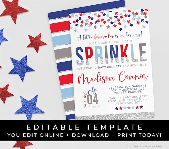 baby sprinkle online invitations