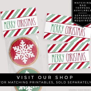 CUSTOMIZABLE Christmas DIY Cookie Kit Instructions Printable Card ...