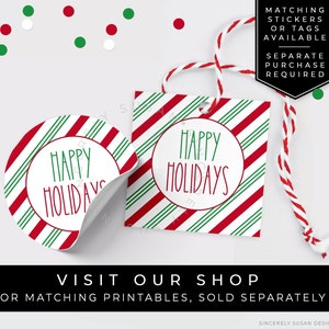 CUSTOMIZABLE Christmas DIY Cookie Kit Instructions Printable Card ...