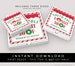 Instant Download Mini North Pole Donut Shop Elf Delivery Pizza Box Label, Overnight Doughnut Cookie Tag Sticker Christmas Printable #206 VIP 