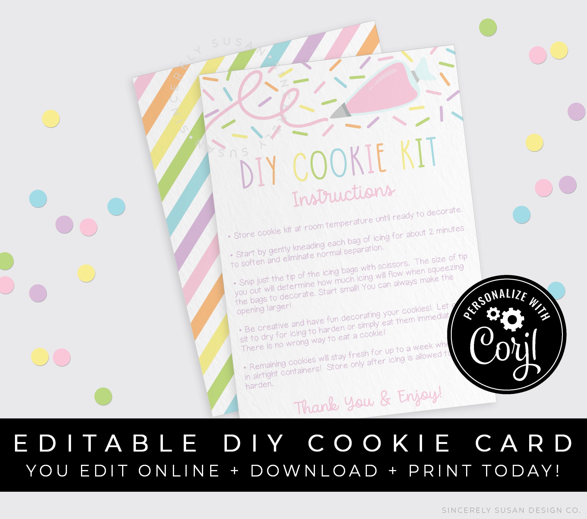 Diy Cookie Decorating Kit Toronto NEW DIY Christmas Sugar Cookie