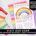 Free Printables Rainbow Food Cards