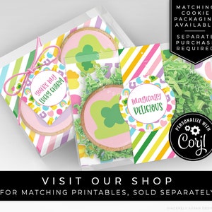 CUSTOMIZABLE St. Patrick's Day Lucky DIY Cookie Kit Instructions Printable Card, Magically Delicious Decorate Your Own Charms 101 Corjl VIP image 9