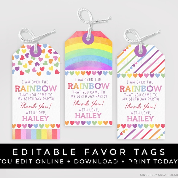 Rainbow Party Favors - Etsy
