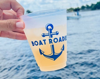 Reusable Shatterproof Cup - Boat Roadie - Boating - Beach - Gift Wrap Optional - Hostess Gift - New Boat Gift, Present