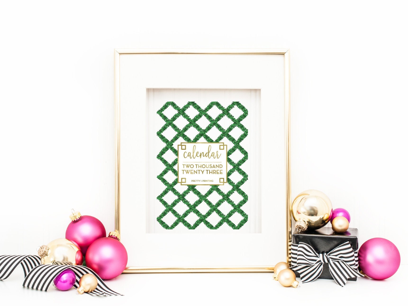 Framed wall calendars refill