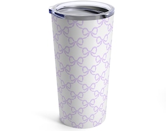 Floral Bow Becher: 20 Unzen Edelstahl Kaffeetasse