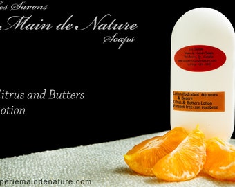 Citrus Paraben Free Lotion, Vegan lotion, Mineral oil free lotion, Lotion for dry red skin, Calming lotion for irritations