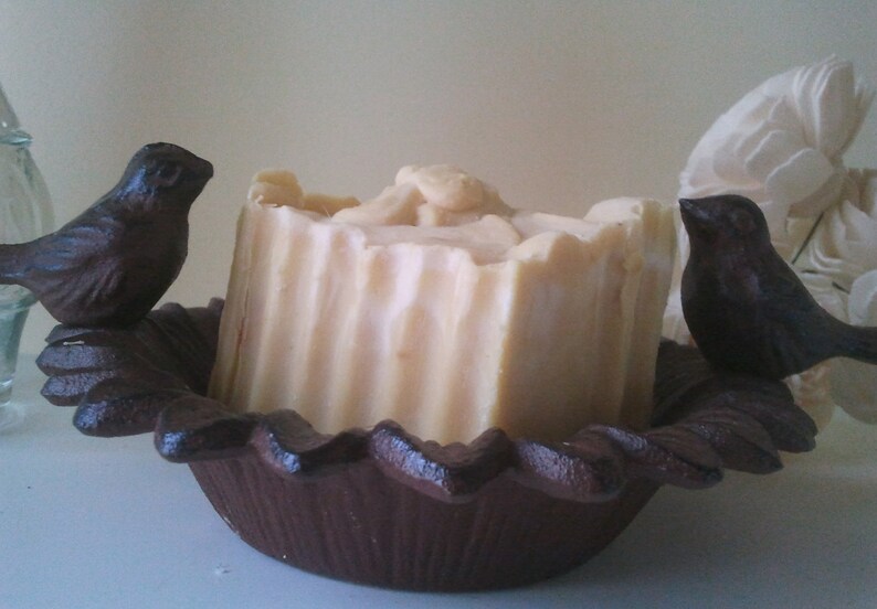 Two Pineapple in Sweet Coconut Milk Soap, all natural soap, handmade soap, dry skin soap, cold process soap image 1