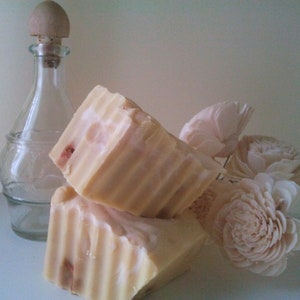 Two Pineapple in Sweet Coconut Milk Soap, all natural soap, handmade soap, dry skin soap, cold process soap image 2