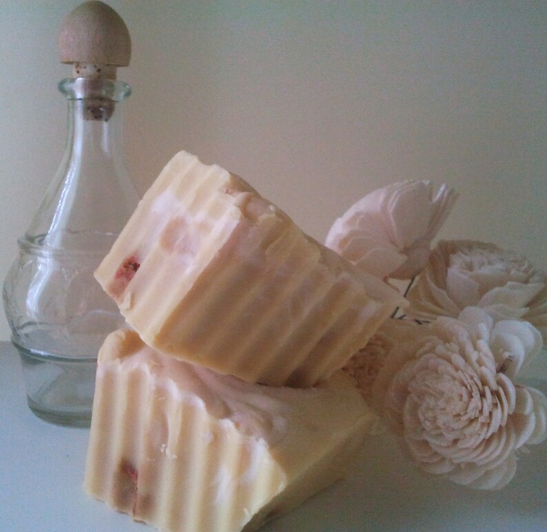 Two Pineapple in Sweet Coconut Milk Soap, all natural soap, handmade soap, dry skin soap, cold process soap image 2