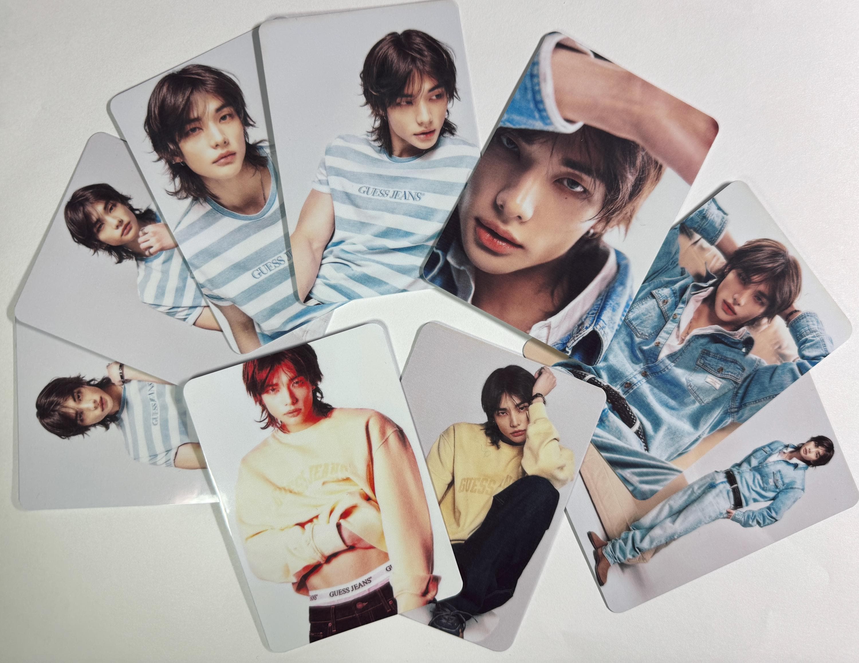 Stray Kids Hyunjin Guess Ambassador Lomo Photocard Set 9 Pieces - Etsy