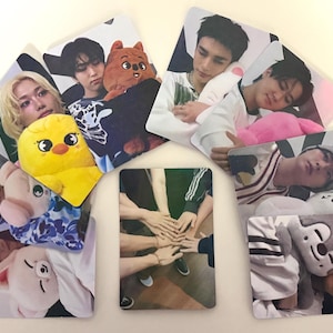 Stray Kids Skzoo Teddy OT8 Lomo Fotokarten Set 9 teilig