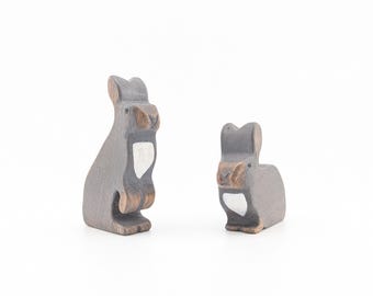 Jouets en bois pour lapin