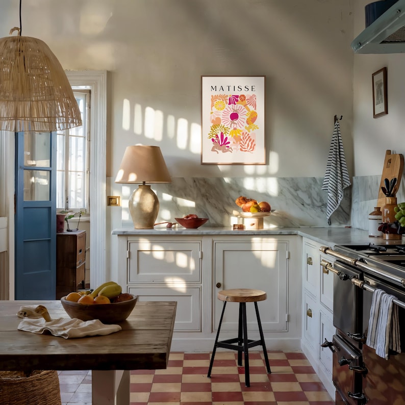 Matisse Kitchen Henri Matisse Floral Art Print, Modern Gallery Wall Decor (digital ...
