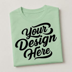 Gildan 64000 Mockup Bundle: 50+ Boho Folded Shirt Flatlays (Digital Download)