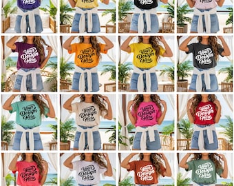 Paquete de maquetas de camisetas Comfort Colors 1717 / Modelo real, camiseta extragrande (descarga digital)