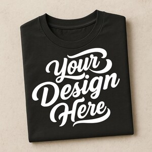 Gildan 64000 Mockup Bundle: 50+ Boho Folded Shirt Flatlays (Digital Download)