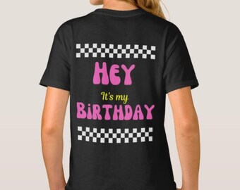 Camiseta de cumpleaños personalizada: Corona divertida, nombre personalizado