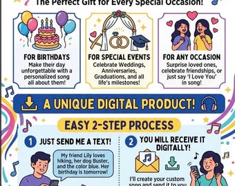 Canción de cumpleaños personalizada para niños / Canción con nombre personalizado en MP3 / Música de cumpleaños en inglés y árabe / Regalo único para niños