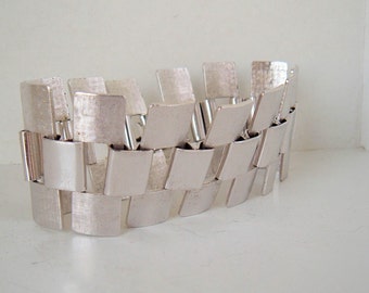Sarah Cov Mod silver tone Vintage bracelet