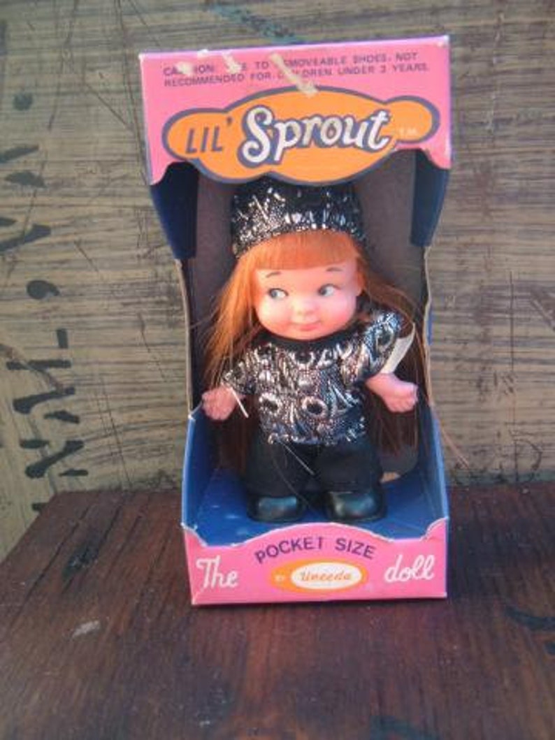 Lil Sprout Vintage 1974 the Pocket Size Doll by Uneeda in - Etsy