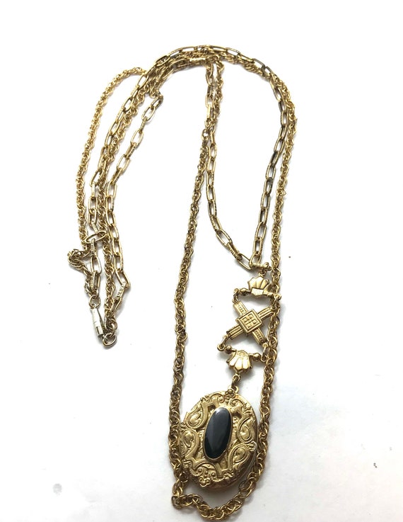 Vintage locket Necklace ,Victorian inspired locke… - image 10