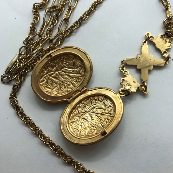Vintage locket Necklace ,Victorian inspired locke… - image 8