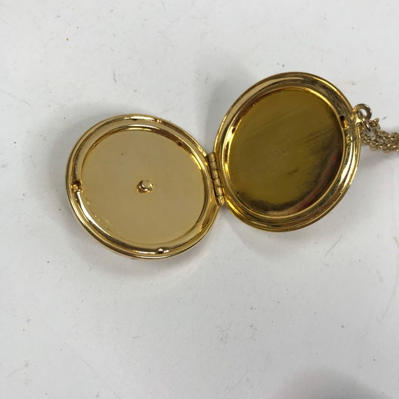 Vintage Locket, Fleur De Lis locket, Photo locket… - image 4