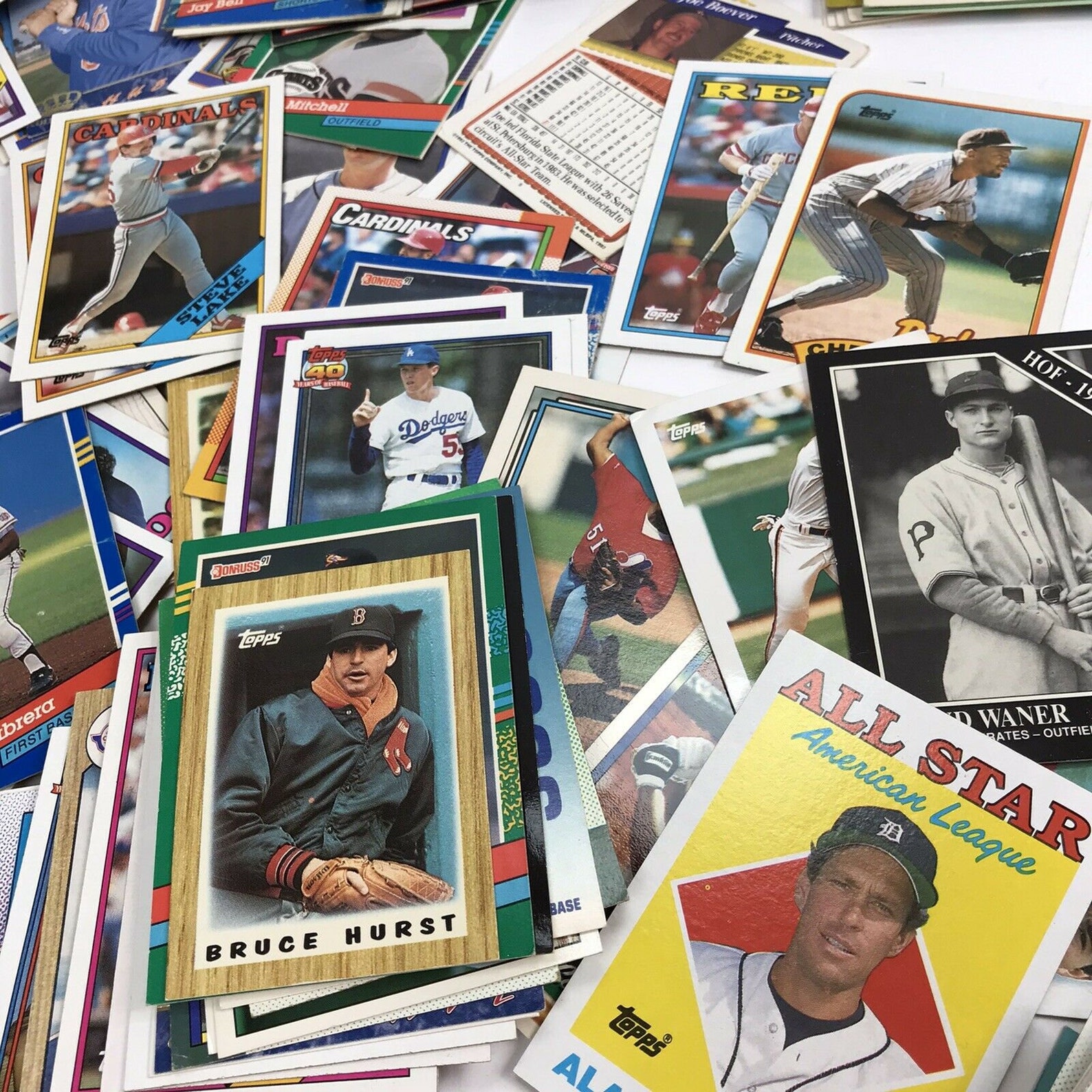 Lot of Vintage Baseball Sports Cards for Crafts or Collecting 1980s