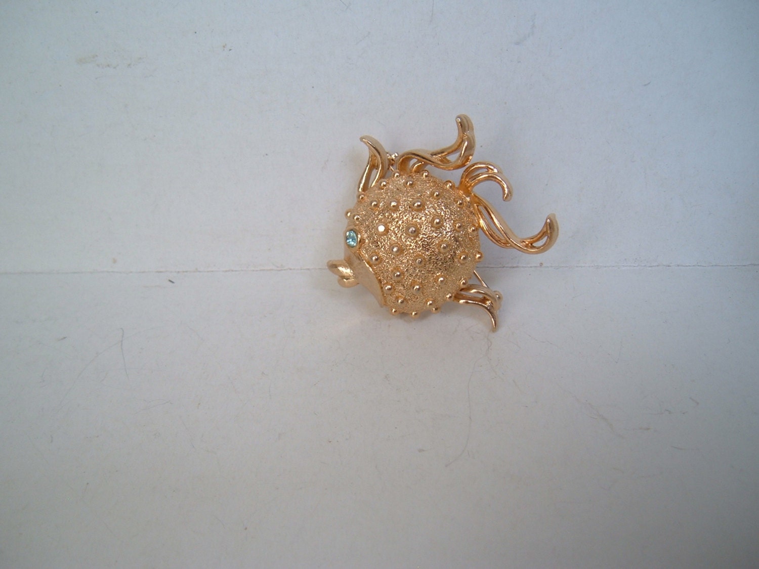 Puffer Fish Brooch Perfume Compactpuffer Fish Jewelry - Etsy
